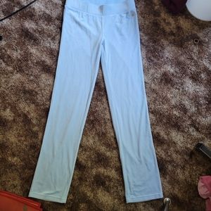 Lilly Pulitzer jordynne velour pant size small Ice blue